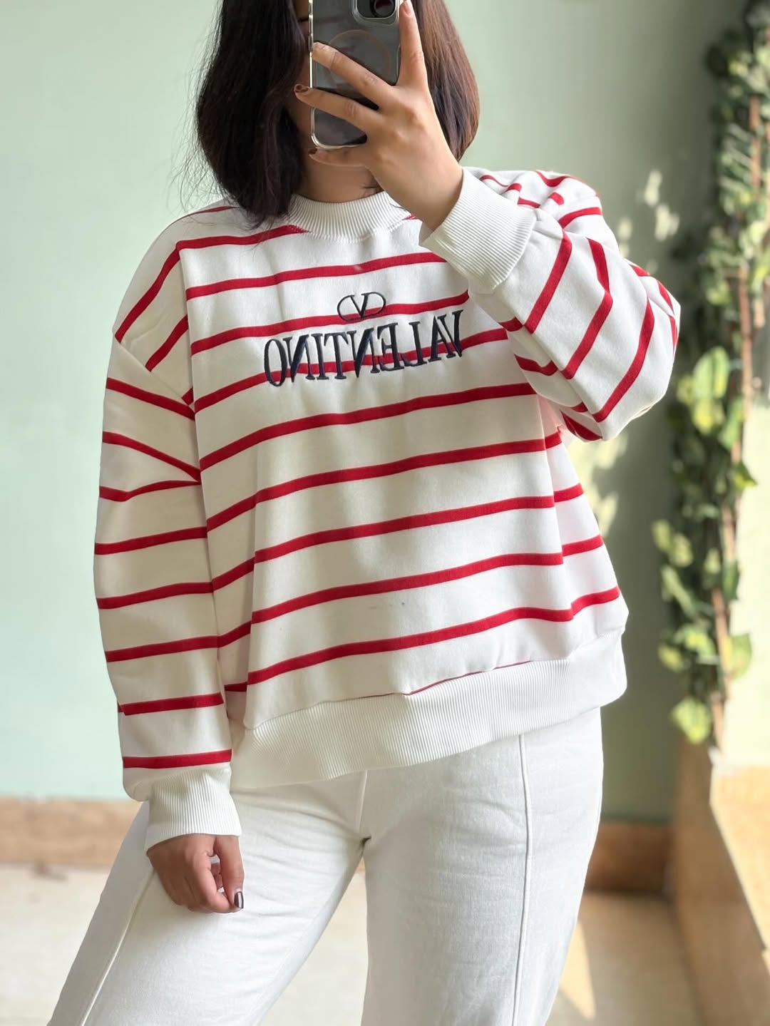 بلوز کرکدار کراپ valentino (کد7878)