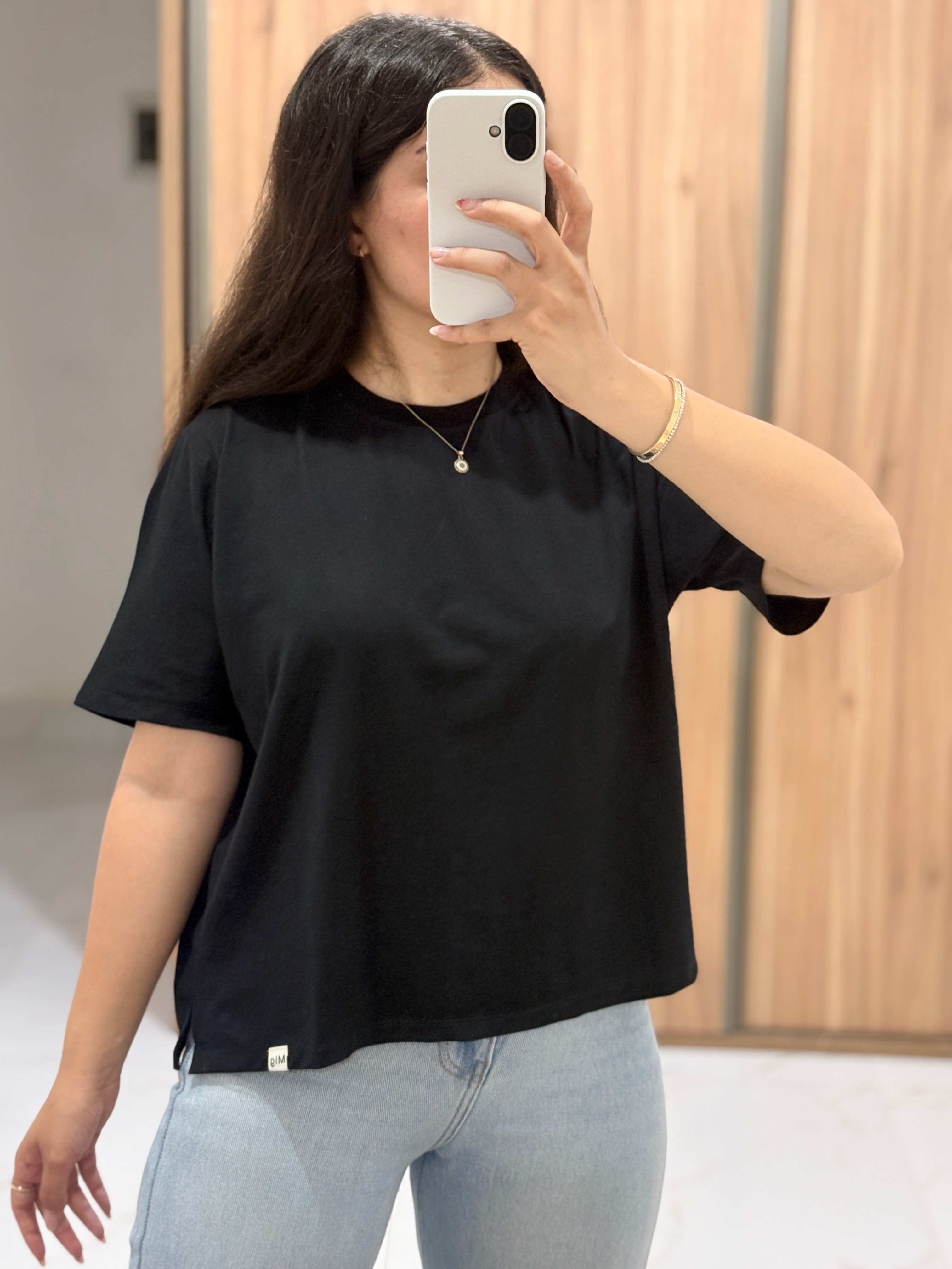 تیشرت کراپ بیسیک